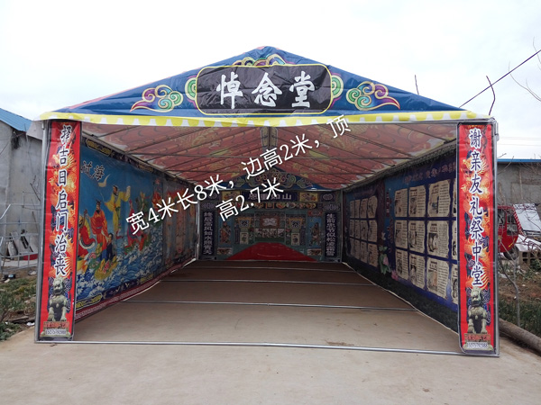 山東最結(jié)實(shí)耐用的白事靈棚圖片