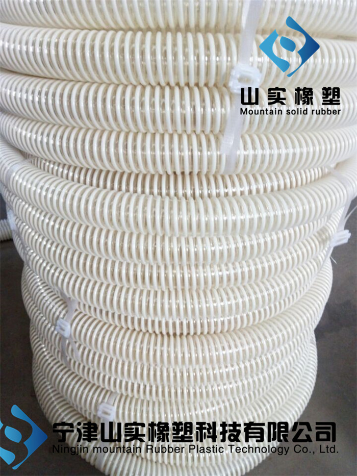 山實(shí)出品25mm pvc彩色塑 PU螺旋塑筋軟管 TPU鋼絲塑筋軟管 透明塑筋軟管 塑筋加強(qiáng)pu軟管