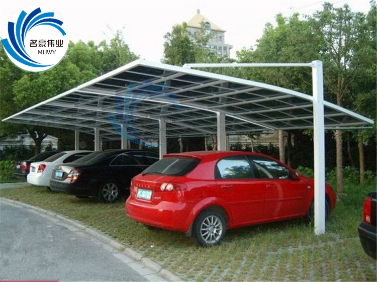 停車棚雨棚圖片/停車棚雨棚樣板圖 (1)