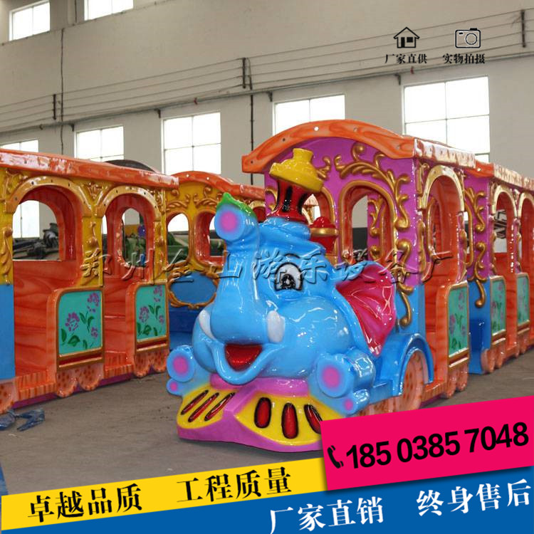 軌道火車兒童游樂設(shè)備仿古小火廠家圖片