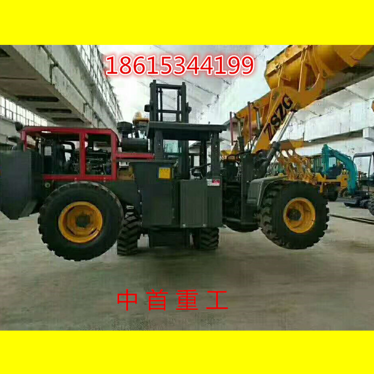 四驅(qū)叉車的價格越野叉車林場用叉車