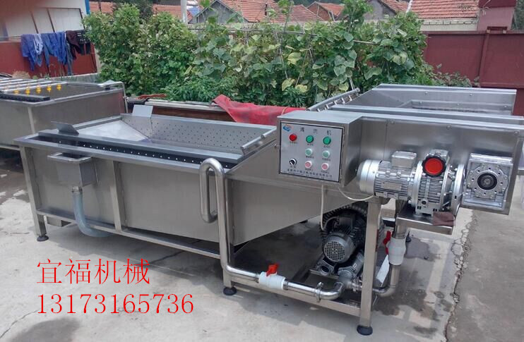 不銹鋼氣泡噴淋海產(chǎn)品清洗機圖片/不銹鋼氣泡噴淋海產(chǎn)品清洗機樣板圖 (2)