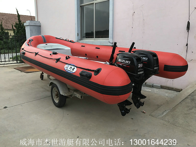 多人鋁合金釣魚船橡皮艇
