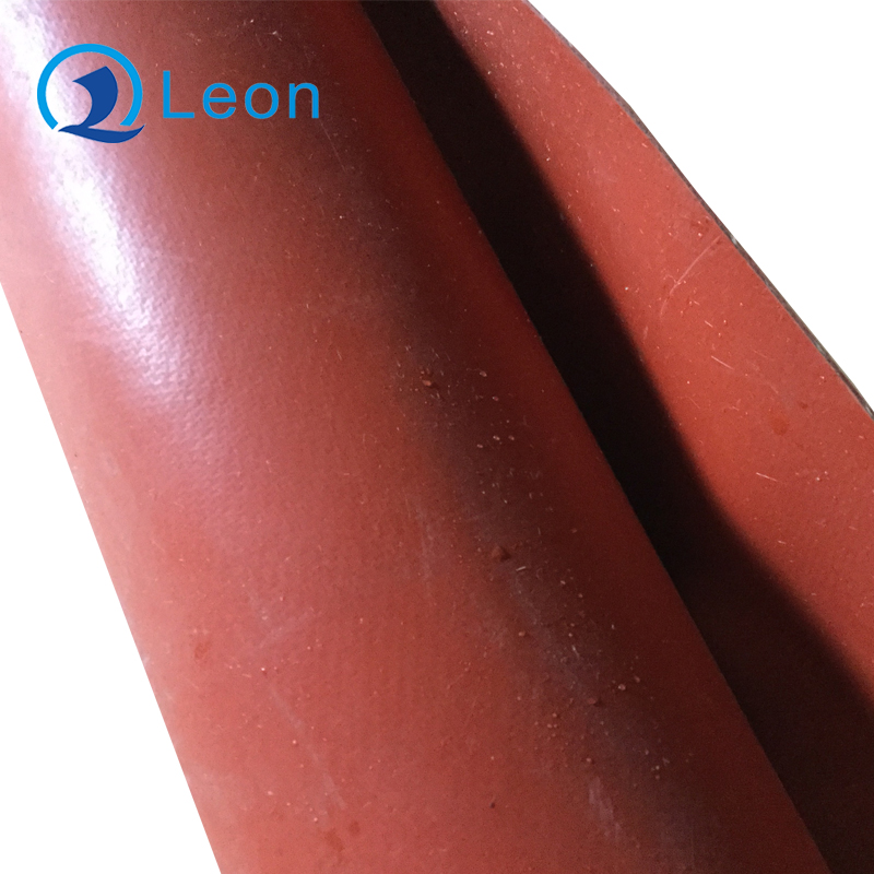 3mm紅色硅膠防火布圖片/3mm紅色硅膠防火布樣板圖 (1)