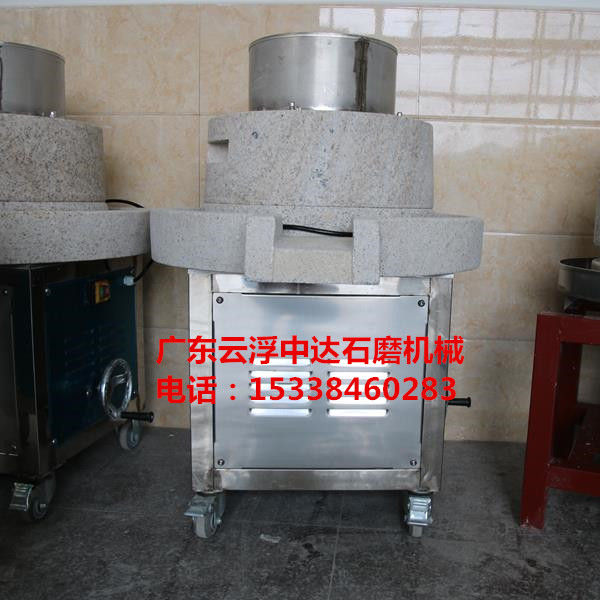 石磨腸粉磨漿機中達布拉腸粉店磨漿設備