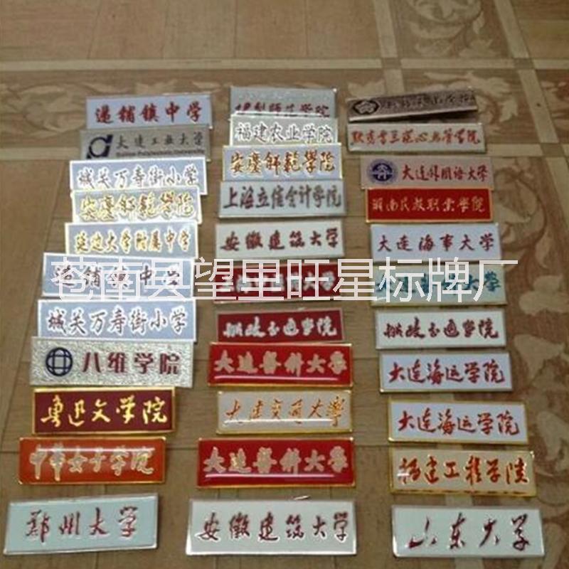 金屬?；招卣聫S家定做大中小學(xué)?；宅m瑯校徽胸章制作
