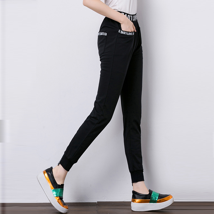 運(yùn)動(dòng)褲女秋季小腳哈倫褲九分休閑褲圖片/運(yùn)動(dòng)褲女秋季小腳哈倫褲九分休閑褲樣板圖 (1)