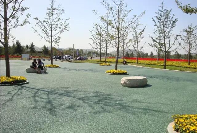彩色透水混凝土地坪圖片/彩色透水混凝土地坪樣板圖 (4)