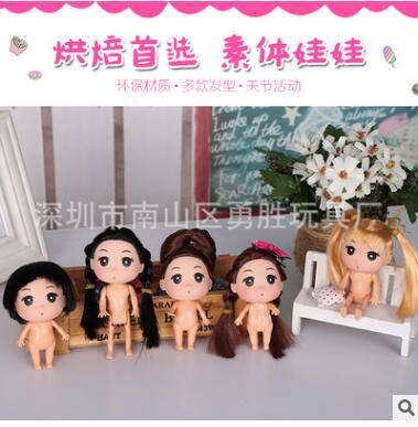 生日蛋糕模具烘焙裸娃素體迷糊娃娃 迷糊娃兒童芭芘巴比玩具批發(fā)