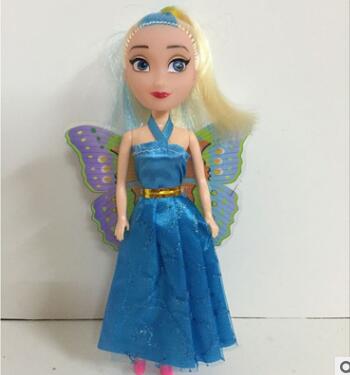 時尚冰雪公主玩具 蝴蝶芭芘巴比公主娃娃 小女孩玩具動漫公仔批發(fā)