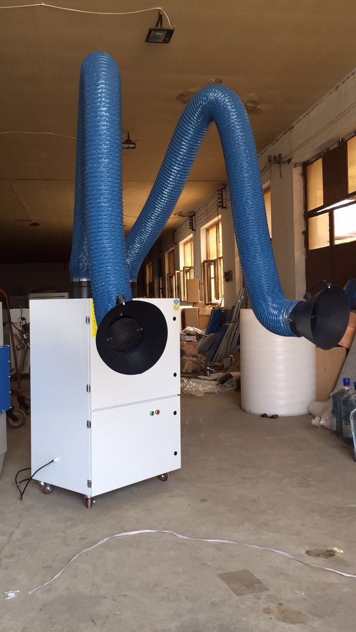 雙臂白色款焊煙凈化器圖片/雙臂白色款焊煙凈化器樣板圖 (1)