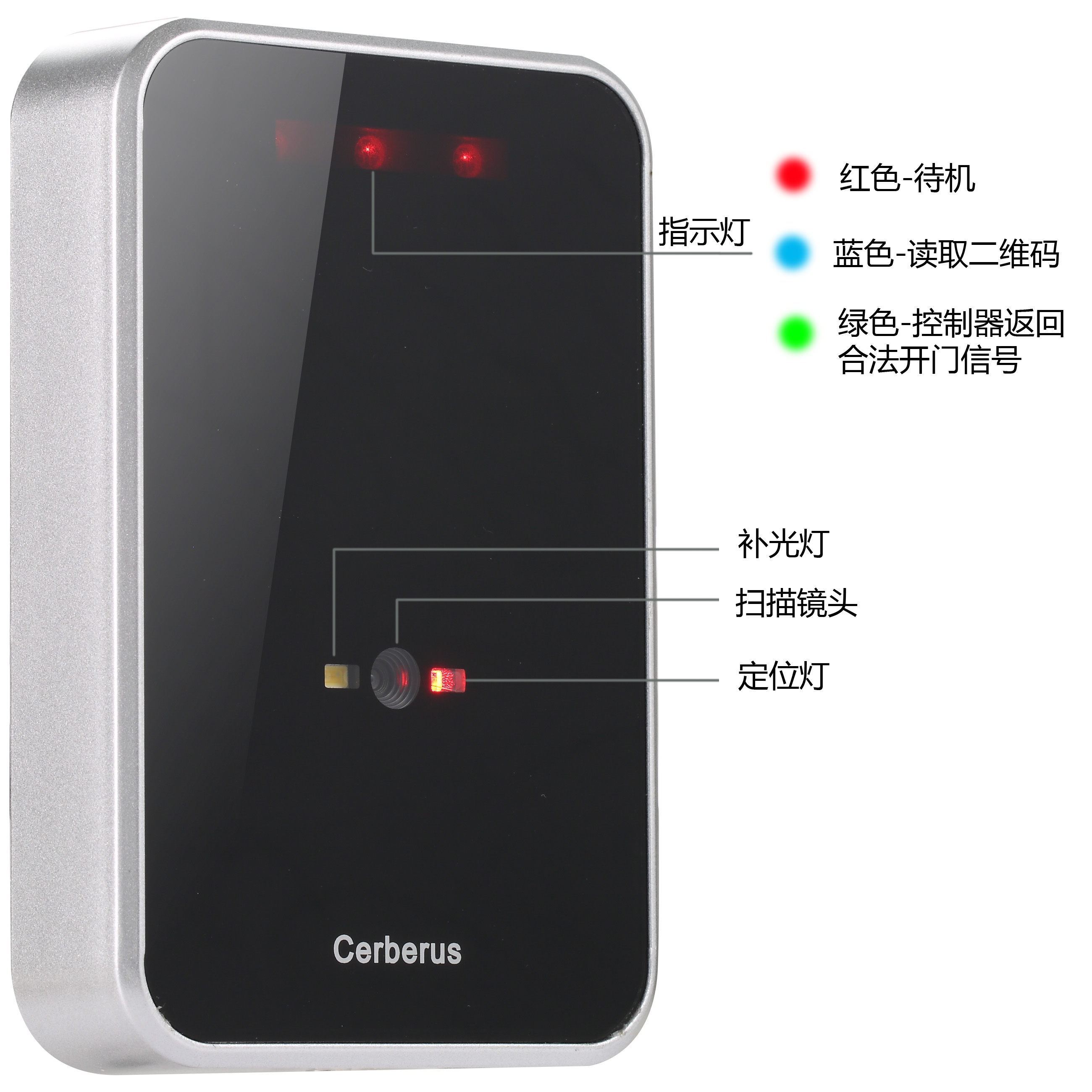 深圳市二维码门禁读卡器IC卡二代证可读厂家二维码门禁读卡器社区门禁系统 二维码门禁读卡器IC卡二代证可读