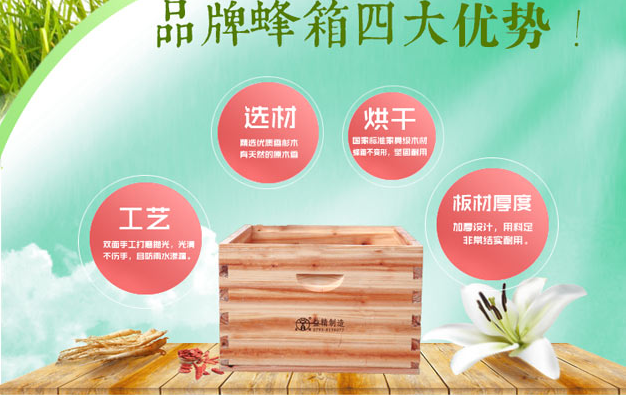 中蜂意蜂標準繼箱圖片/中蜂意蜂標準繼箱樣板圖 (3)