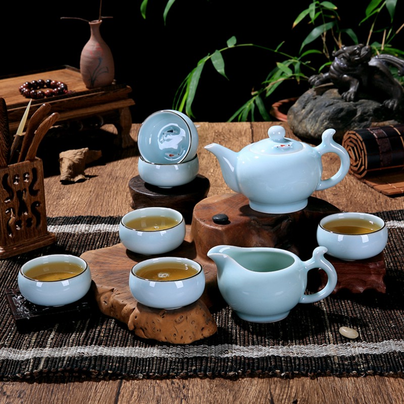 青瓷茶具套裝圖片/青瓷茶具套裝樣板圖 (2)