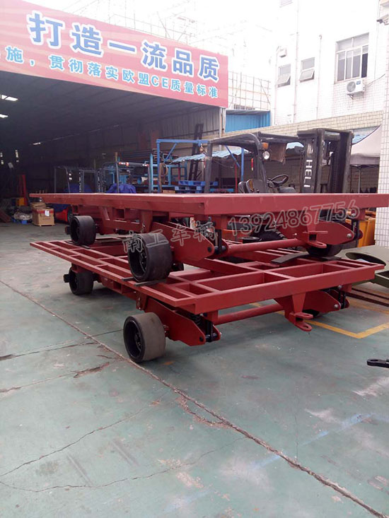 牽引5T骨架型平板拖車圖片/牽引5T骨架型平板拖車樣板圖 (2)