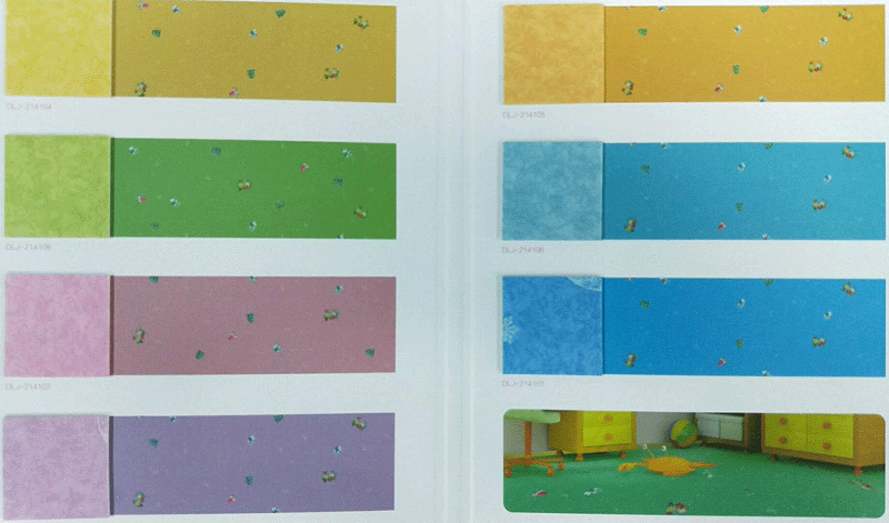 東麗潔PVC多層復(fù)合彈性商用塑膠 幼兒園環(huán)保塑膠地板