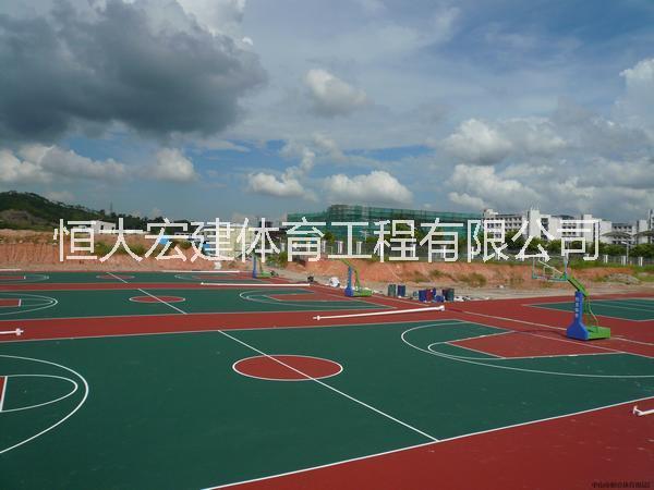 硅pu籃球場材料圖片/硅pu籃球場材料樣板圖 (4)