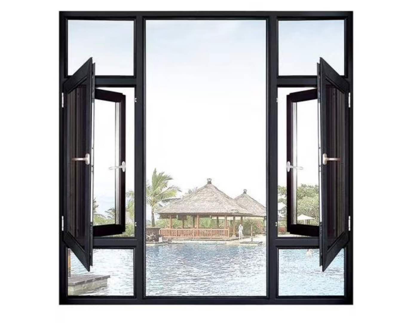 8136斷橋窗紗一體隱框圖片/8136斷橋窗紗一體隱框樣板圖 (3)