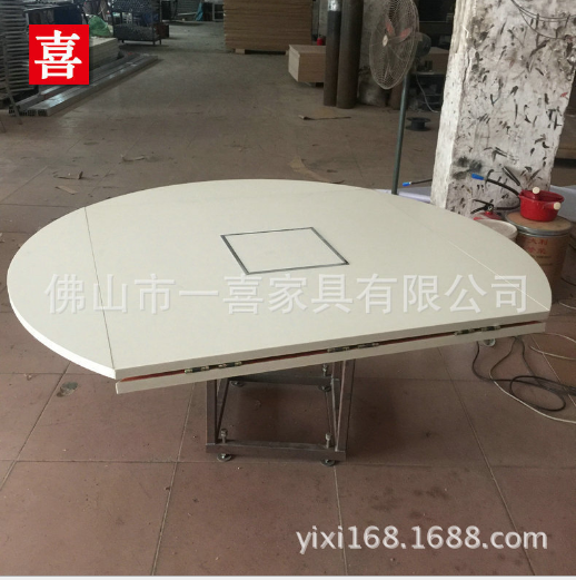 折疊圓桌餐桌圖片/折疊圓桌餐桌樣板圖 (2)