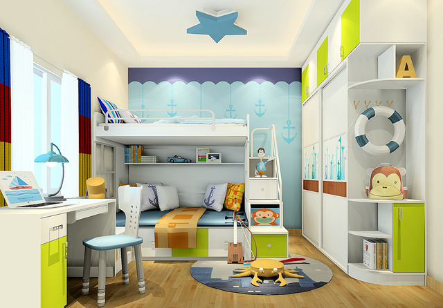 安居印象全屋整裝兒童房裝修圖片