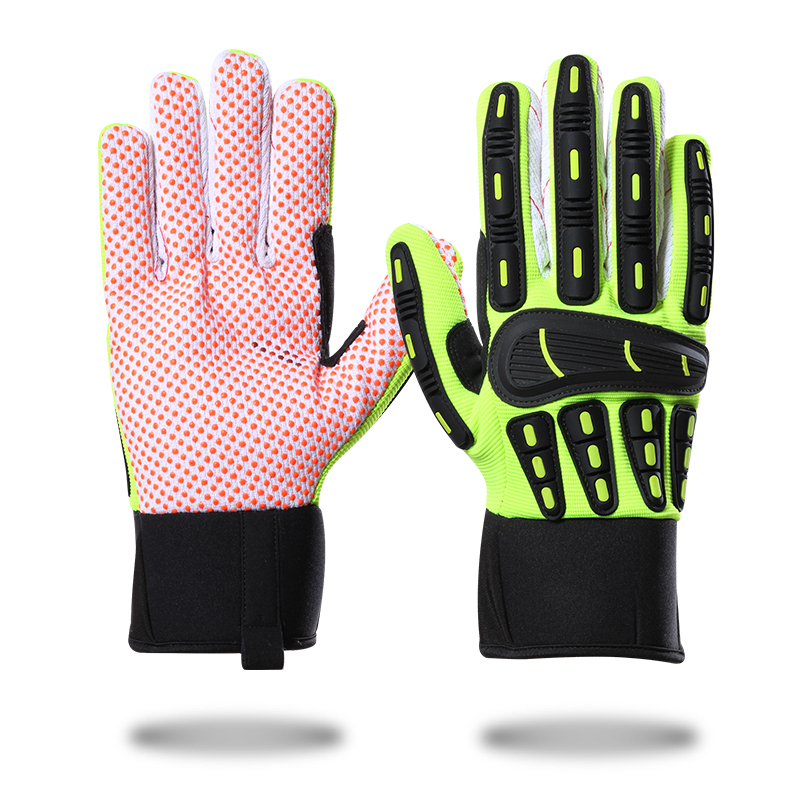 防撞石油手套防滑耐磨工圖片