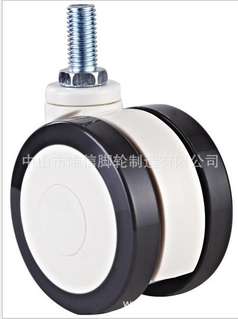 中山3寸絲桿活動(dòng)雙片腳輪圖片/中山3寸絲桿活動(dòng)雙片腳輪樣板圖 (4)