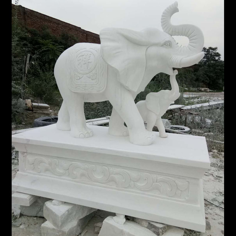 石雕大象圖片/石雕大象樣板圖 (4)