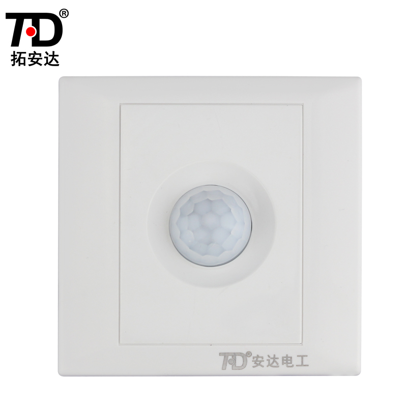 拓安達(dá)AC220V人體紅外線感應(yīng)開關(guān) 樓道 衛(wèi)生間 走廊 墻壁開關(guān) 人體感應(yīng)器 人體感應(yīng)開關(guān)220V
