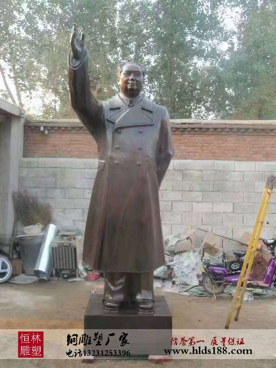 毛主席銅雕圖片/毛主席銅雕樣板圖 (4)