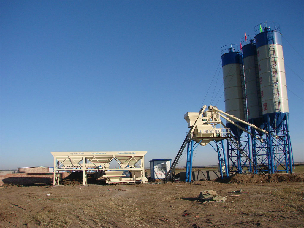 中鐵航空集團HZS50攪拌站圖片