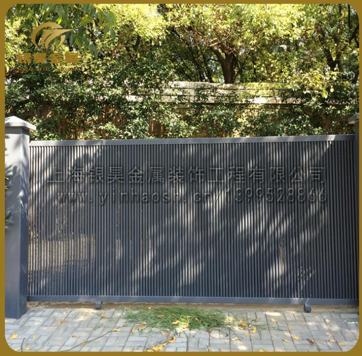 供應(yīng)電動鐵藝大門遙控電動大門自動鐵藝大門*別墅遙控門