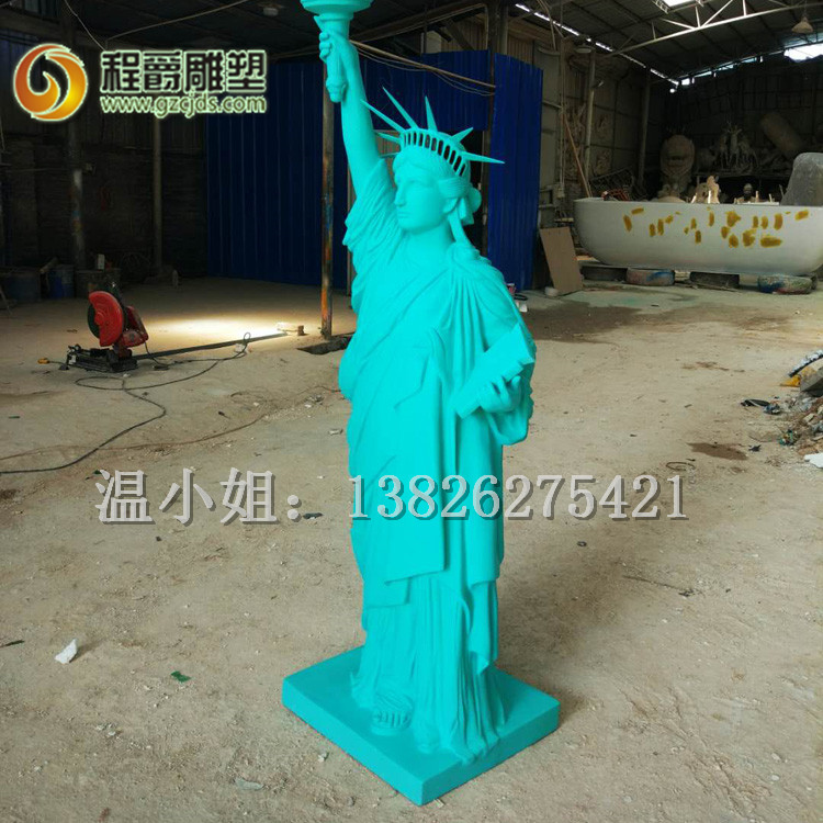 玻璃鋼自由女神人像雕塑圖片/玻璃鋼自由女神人像雕塑樣板圖 (3)