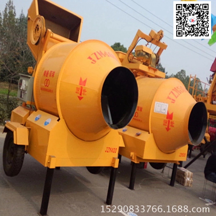 移動式多功能滾筒混凝土攪拌機 JZC500型混凝土攪拌機