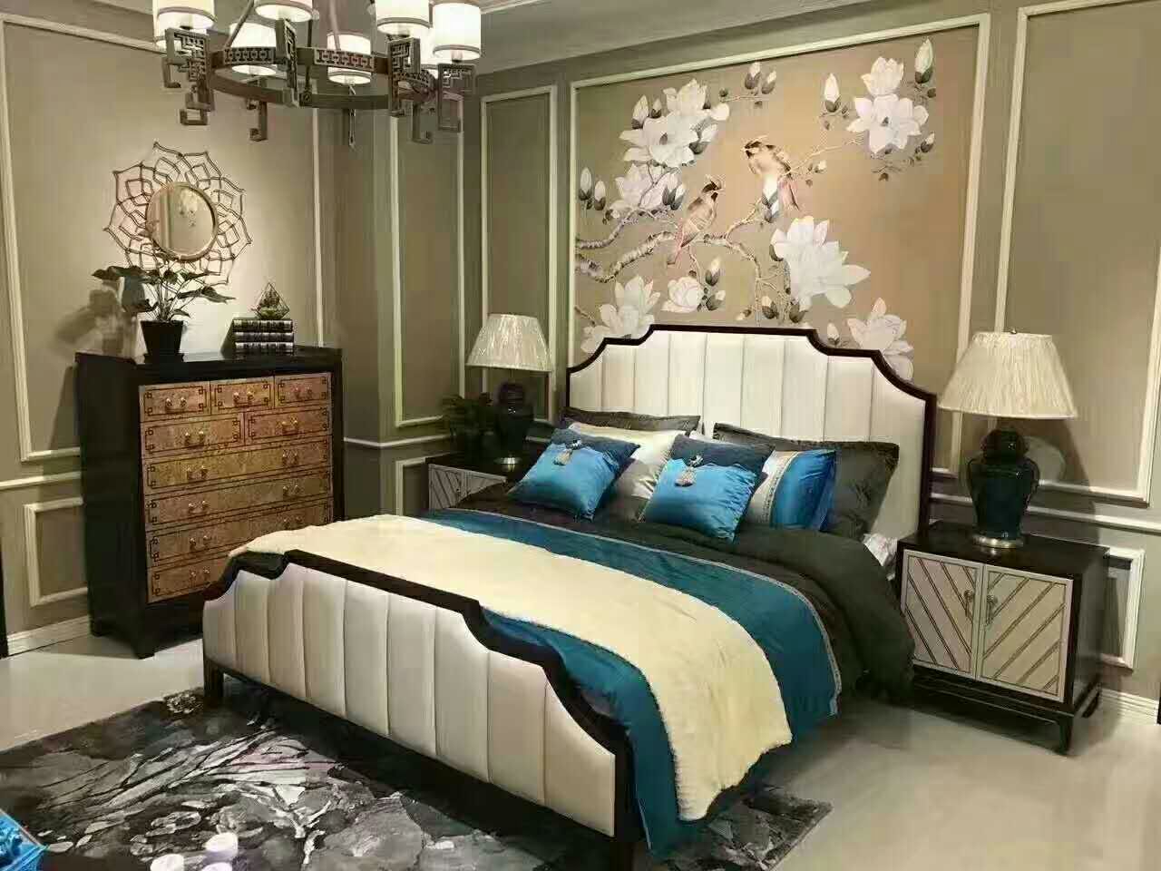 中式臥室圖片/中式臥室樣板圖 (4)