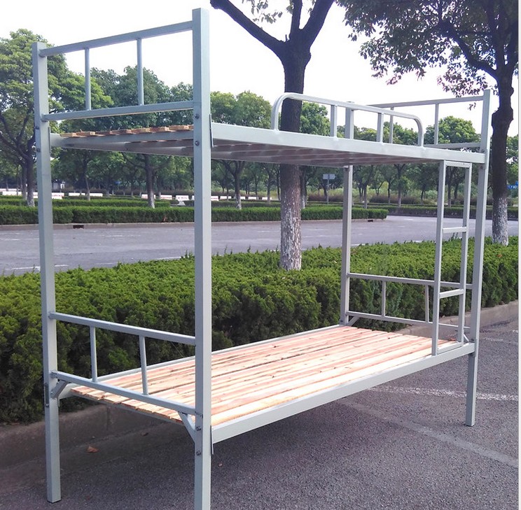 新款新式上下鋪高低床鐵床員工宿舍床單人床雙層鐵架床工地鋼制床