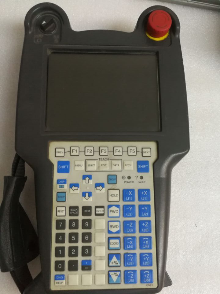 維修發(fā)那科示教器顯示不良，按鍵不靈，廣州發(fā)那科機(jī)器人維修中心