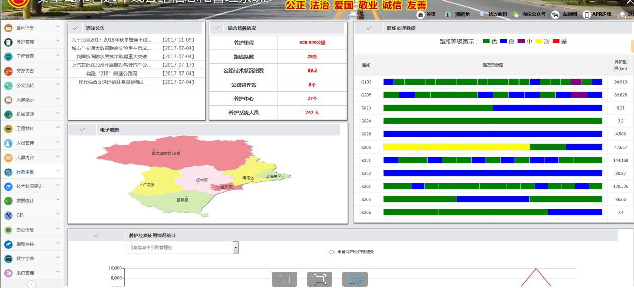 智慧公路養(yǎng)護(hù)管理系統(tǒng)圖片
