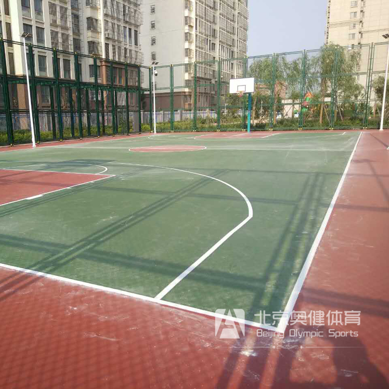 塑膠籃球場圖片/塑膠籃球場樣板圖 (4)