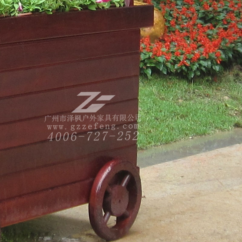 防腐木花車圖片/防腐木花車樣板圖 (3)