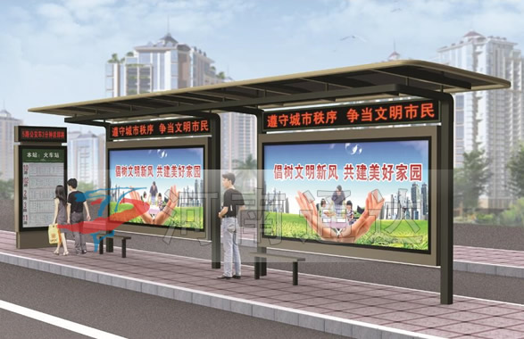 公交候車亭圖片/公交候車亭樣板圖 (4)