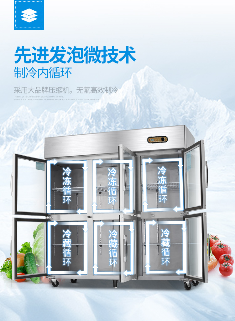 商用廚房冷柜圖片/商用廚房冷柜樣板圖 (2)