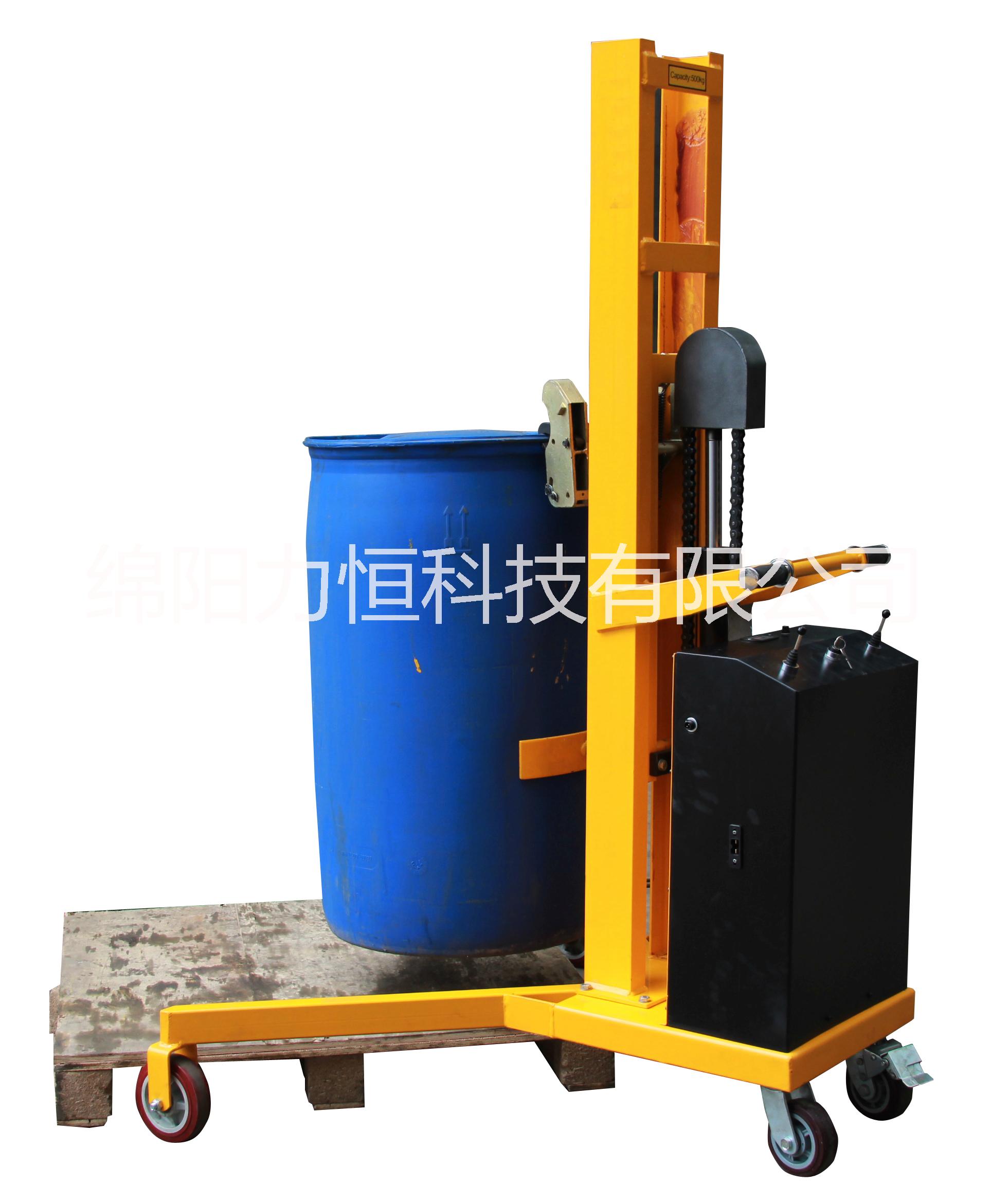 半電動(dòng)油桶車直角支腿半電動(dòng)堆高車