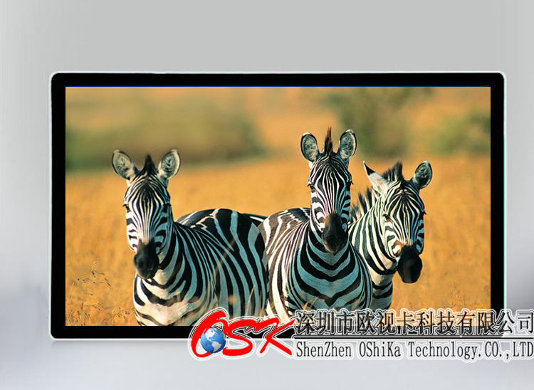 84寸壁掛式網(wǎng)絡廣告?zhèn)髅綑C圖片