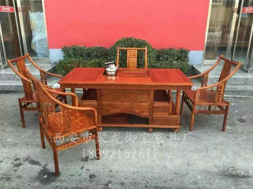 榆木茶桌圖片/榆木茶桌樣板圖 (2)