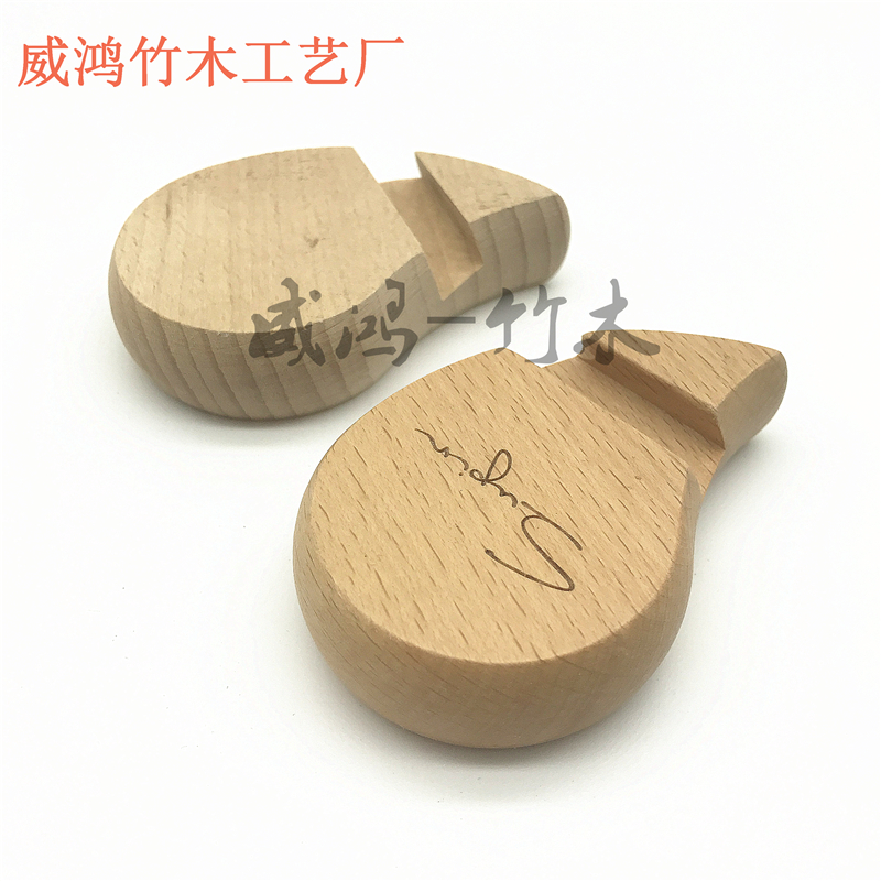 廠家直銷環(huán)保實(shí)木水滴形懶人手機(jī)底座木支架