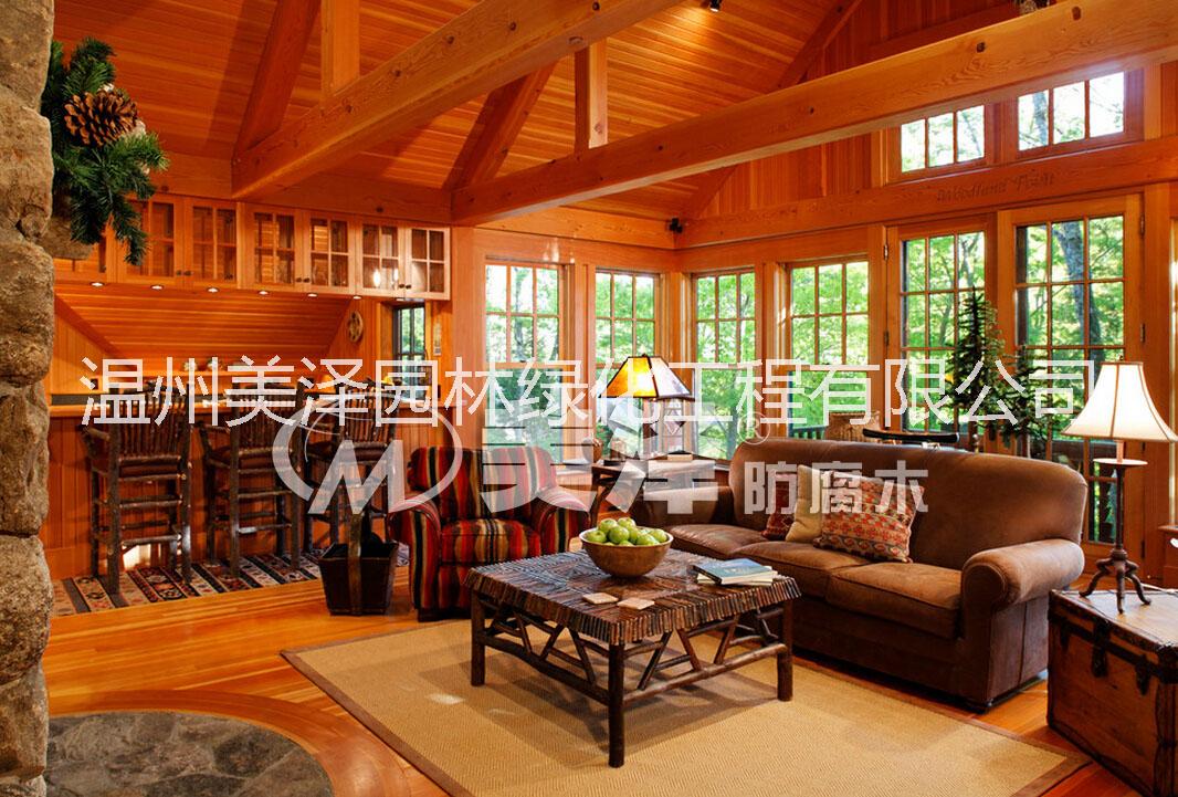 靈溪木屋別墅廠家防腐木私家花園質(zhì)量怎么樣