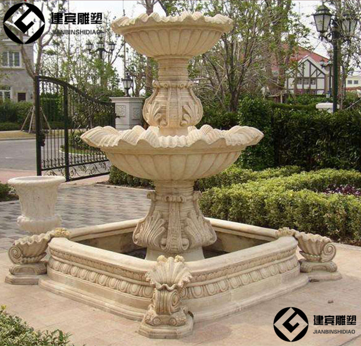 花崗巖噴泉圖片/花崗巖噴泉樣板圖 (4)
