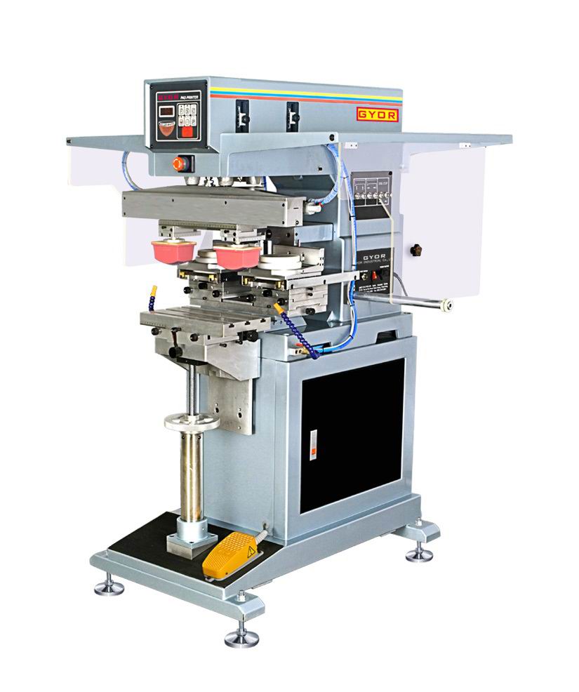 供應(yīng)杰爾雙色油盤移印機報價圖片