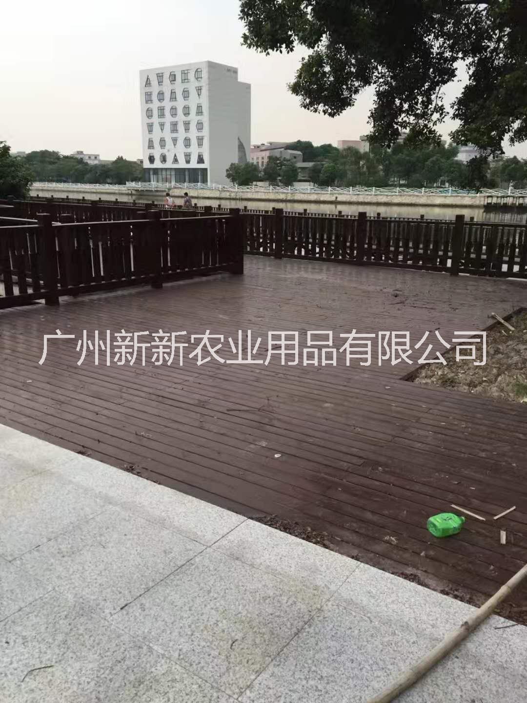 防腐木护栏  园林工程护栏