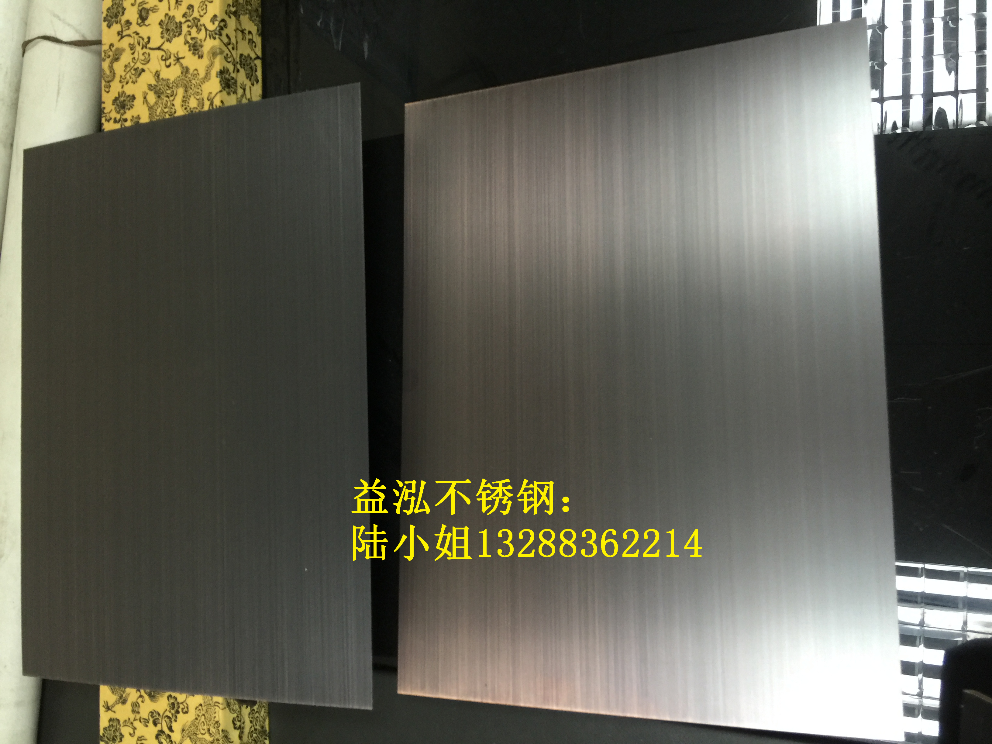 201不銹鋼色油青古銅板批發(fā) 不銹鋼納米色油手工拉絲板 啞光不銹鋼色油板廠家